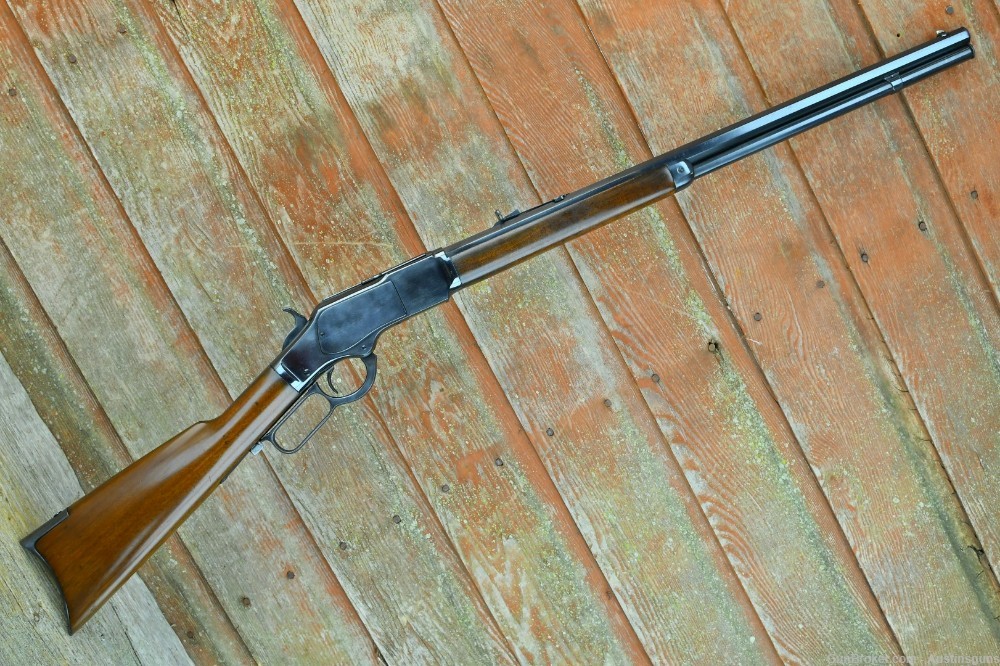 ANTIQUE Winchester Model 1873 Rifle -  *RARE .22 SHORT*-img-1