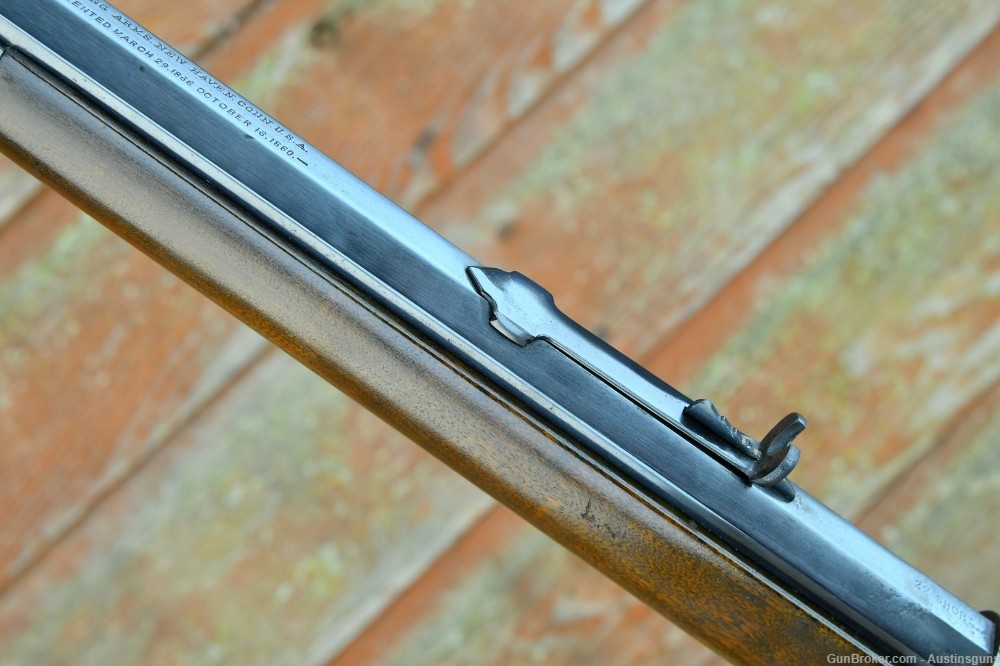 ANTIQUE Winchester Model 1873 Rifle -  *RARE .22 SHORT*-img-39