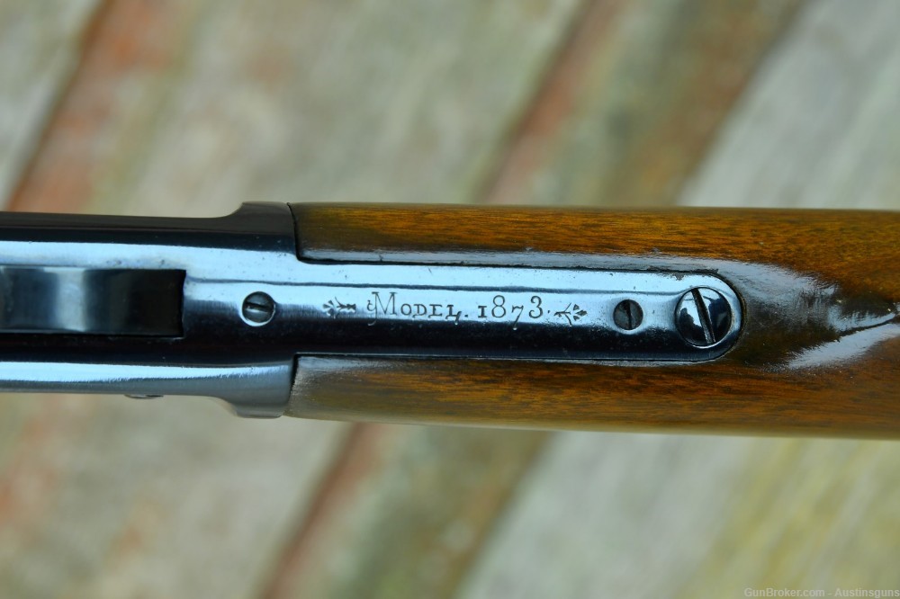 ANTIQUE Winchester Model 1873 Rifle -  *RARE .22 SHORT*-img-9