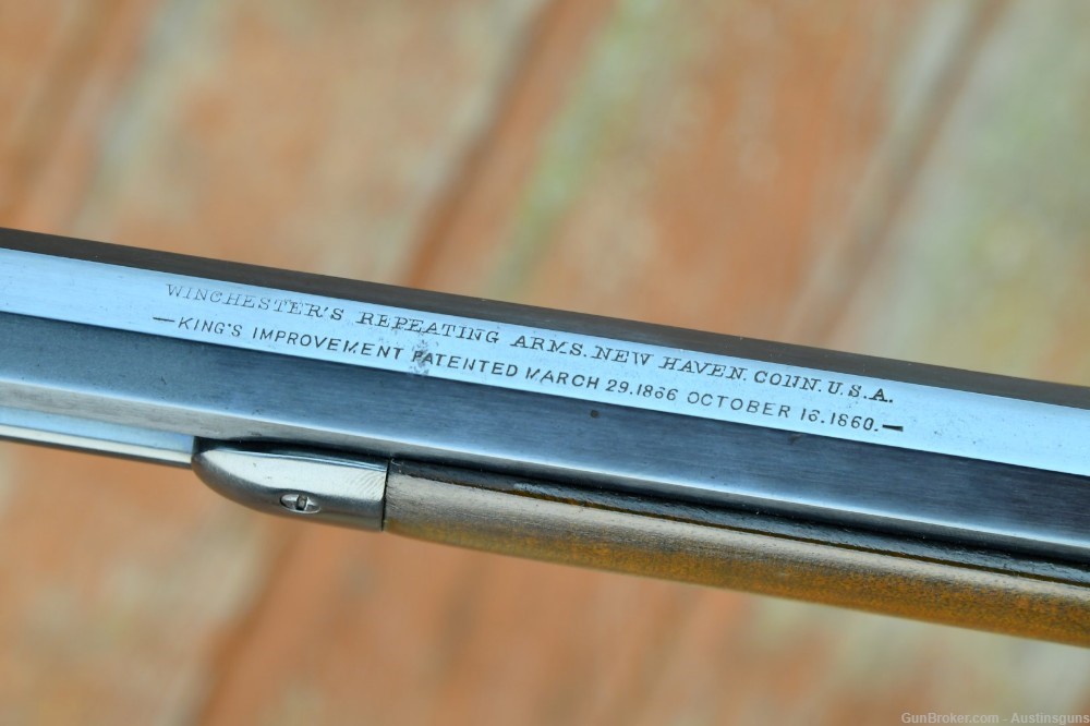 ANTIQUE Winchester Model 1873 Rifle -  *RARE .22 SHORT*-img-8