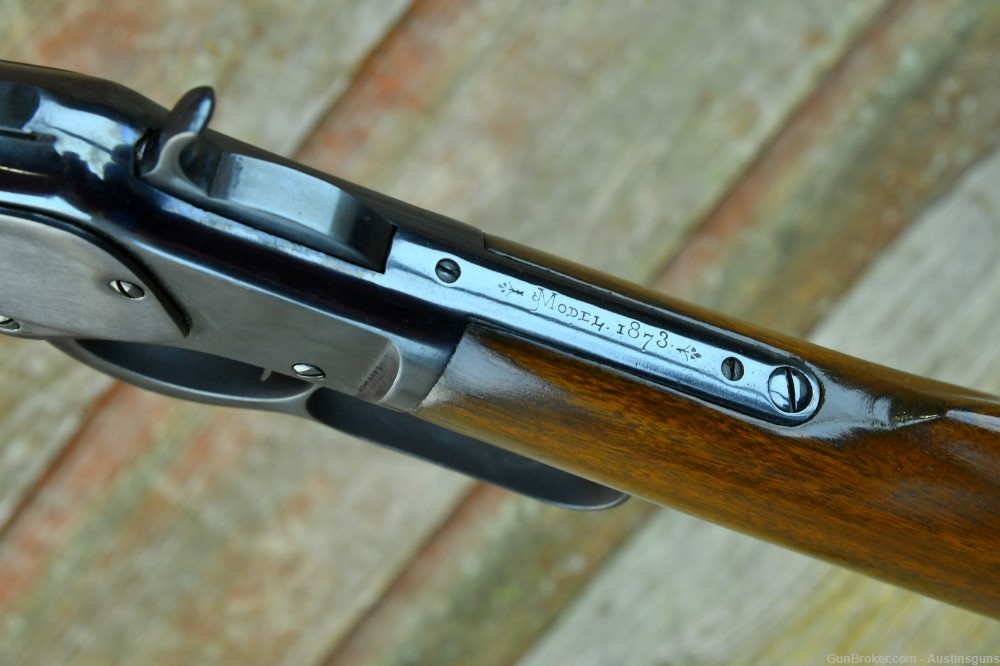 ANTIQUE Winchester Model 1873 Rifle -  *RARE .22 SHORT*-img-58