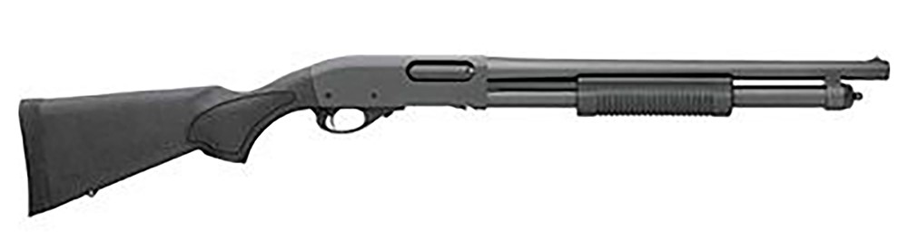 REM Arms Firearms R25077 870 Express Tactical 12 Gauge 3 18.50 6+1 Matte Bl-img-0