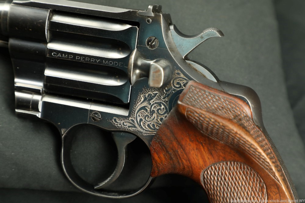 Engraved Colt Camp Perry Model 8" .22 LR Single Shot Target Pistol 1937 C&R-img-21
