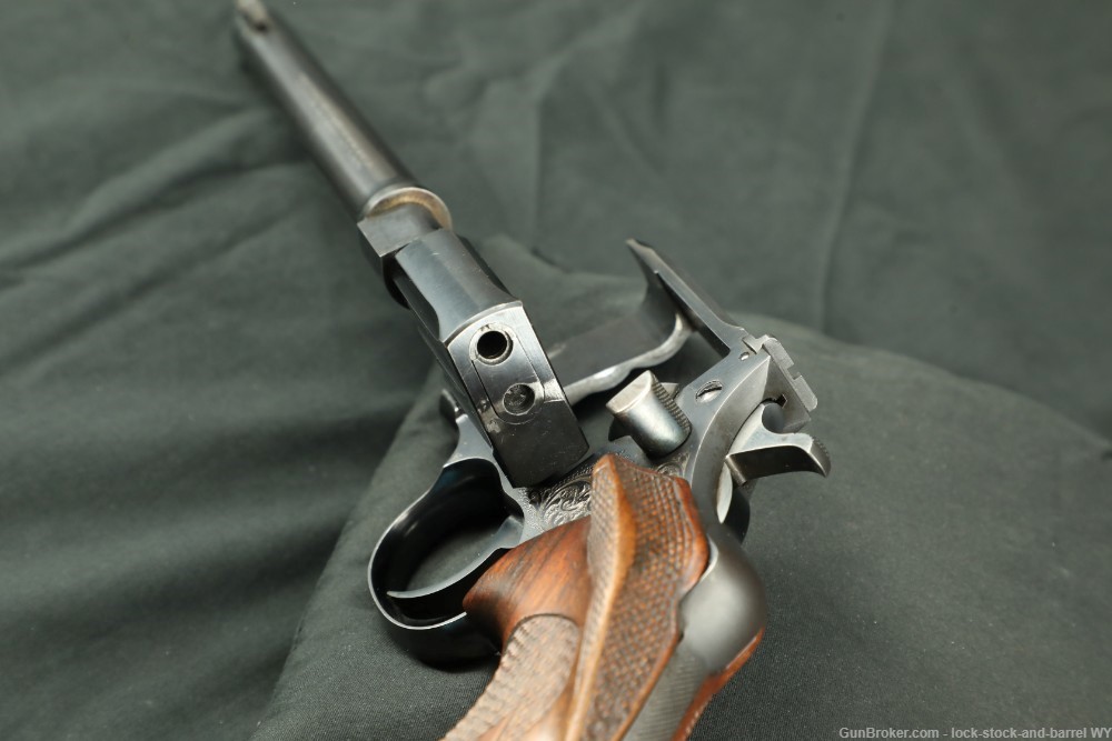 Engraved Colt Camp Perry Model 8" .22 LR Single Shot Target Pistol 1937 C&R-img-16