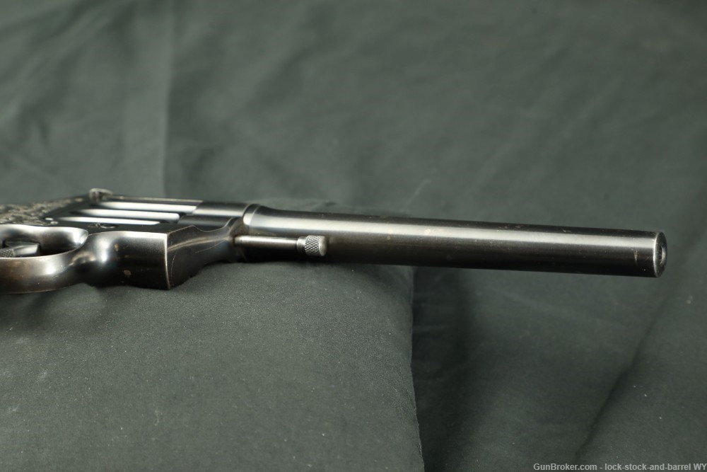 Engraved Colt Camp Perry Model 8" .22 LR Single Shot Target Pistol 1937 C&R-img-12