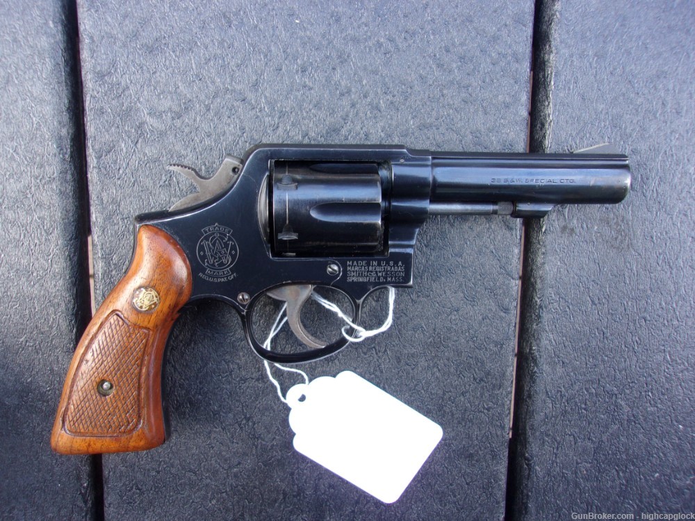 S&W Smith & Wesson 10 .38 Spcl 4" Revolver Older Pre Lock HVY BRL $1START-img-1