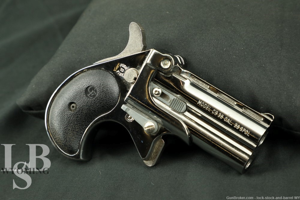 Cobra CB38 38 Special 2.75” Double Barrel Pistol Tip-Up Derringer-img-0