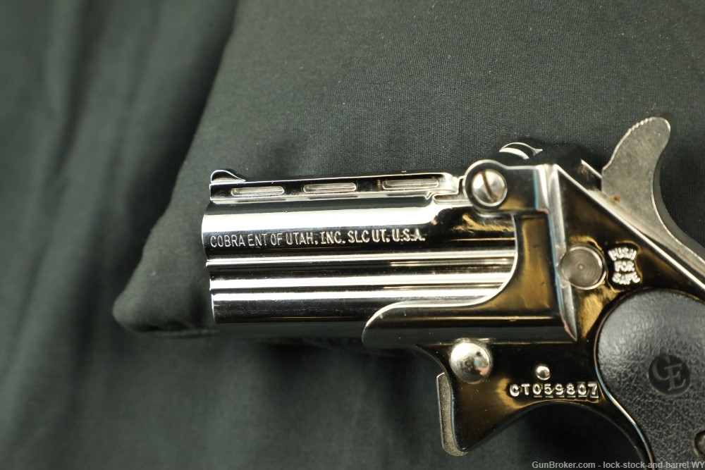 Cobra CB38 38 Special 2.75” Double Barrel Pistol Tip-Up Derringer-img-14