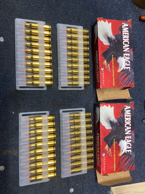 308 Win rifle ammo American eagle 40 rounds-img-0