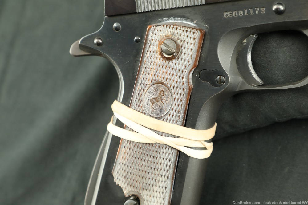 CS-Series Colt Super .38 Automatic 5" 1911 Semi-Auto Pistol, 1969 C&R Rare-img-17