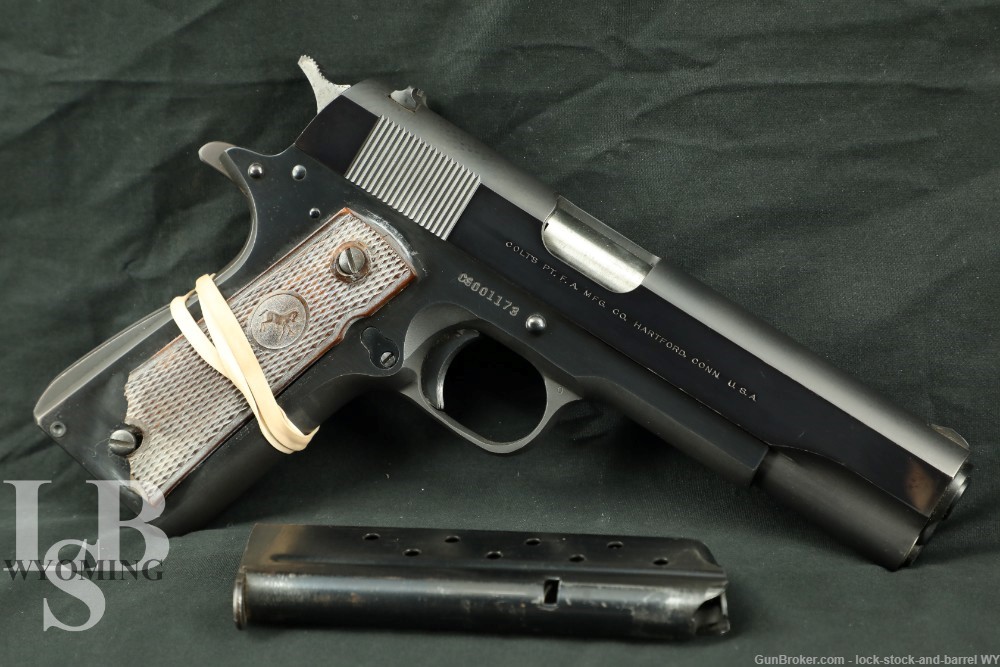 CS-Series Colt Super .38 Automatic 5" 1911 Semi-Auto Pistol, 1969 C&R Rare-img-0
