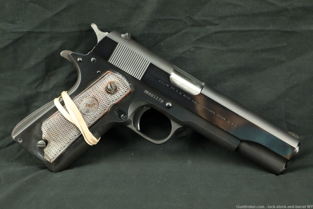 CS-Series Colt Super .38 Automatic 5" 1911 Semi-Auto Pistol, 1969 C&R Rare-img-3