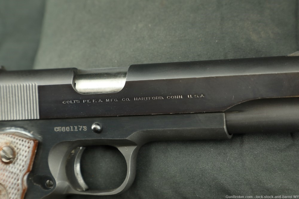 CS-Series Colt Super .38 Automatic 5" 1911 Semi-Auto Pistol, 1969 C&R Rare-img-19