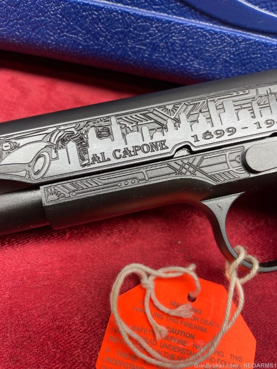 NIB Colt. 1911. .45acp Unique Engraved (Al Capone Mobster) collector!-img-8
