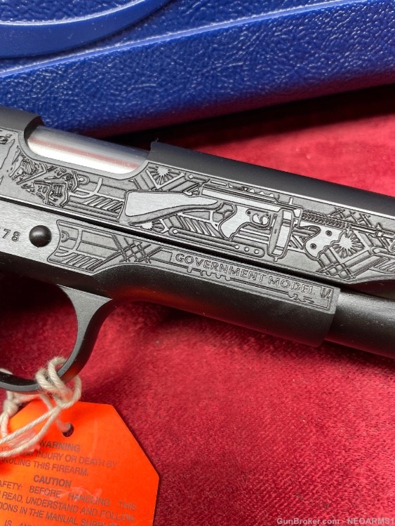 NIB Colt. 1911. .45acp Unique Engraved (Al Capone Mobster) collector!-img-3