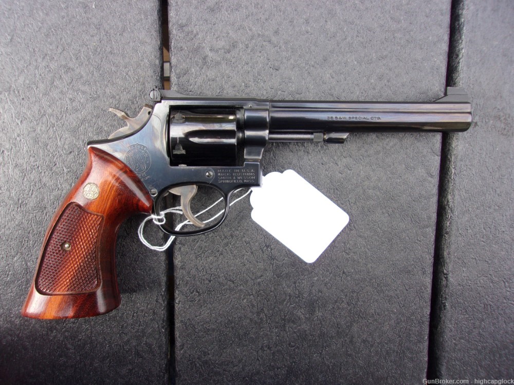 S&W Smith & Wesson 14 .38 Spcl 6" Revolver Model 14-4 PRE LOCK GUN $1START-img-1