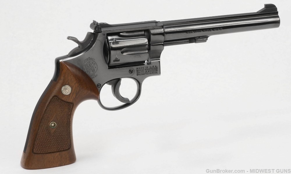 Smith & Wesson Model 17 No Dash .22 LR  Revolver 1959-img-0