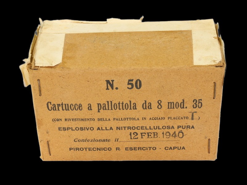 Italian WW2 8mm BREDA Ammunition 1 Box-img-0