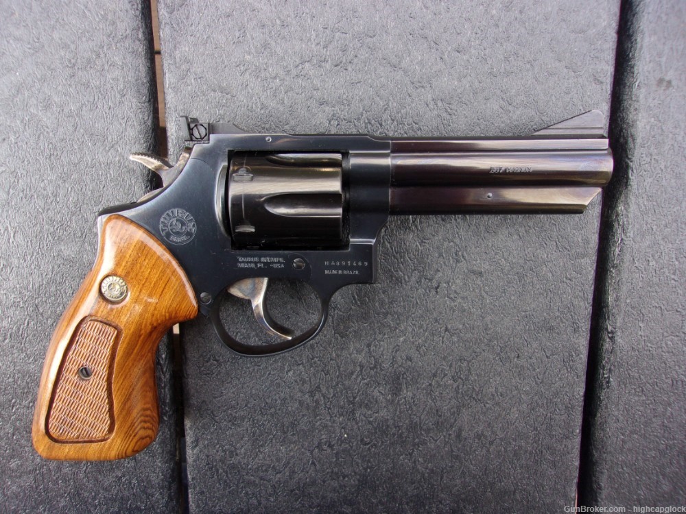 Taurus 669 .357 Mag 4" Revolver Medium Frame Blued Adj Sights NICE $1START-img-2