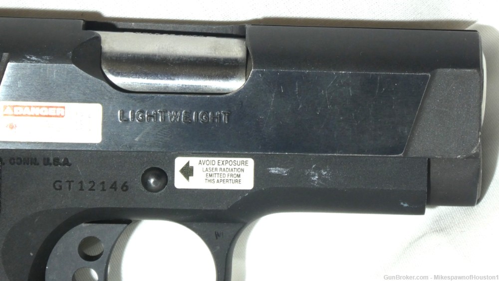 Colt New Agent Lightweight .45 Auto Pistol w/Crimson Trace Red Laser Grips-img-3