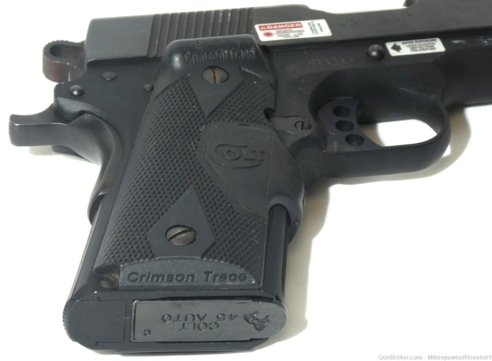Colt New Agent Lightweight .45 Auto Pistol w/Crimson Trace Red Laser Grips-img-11
