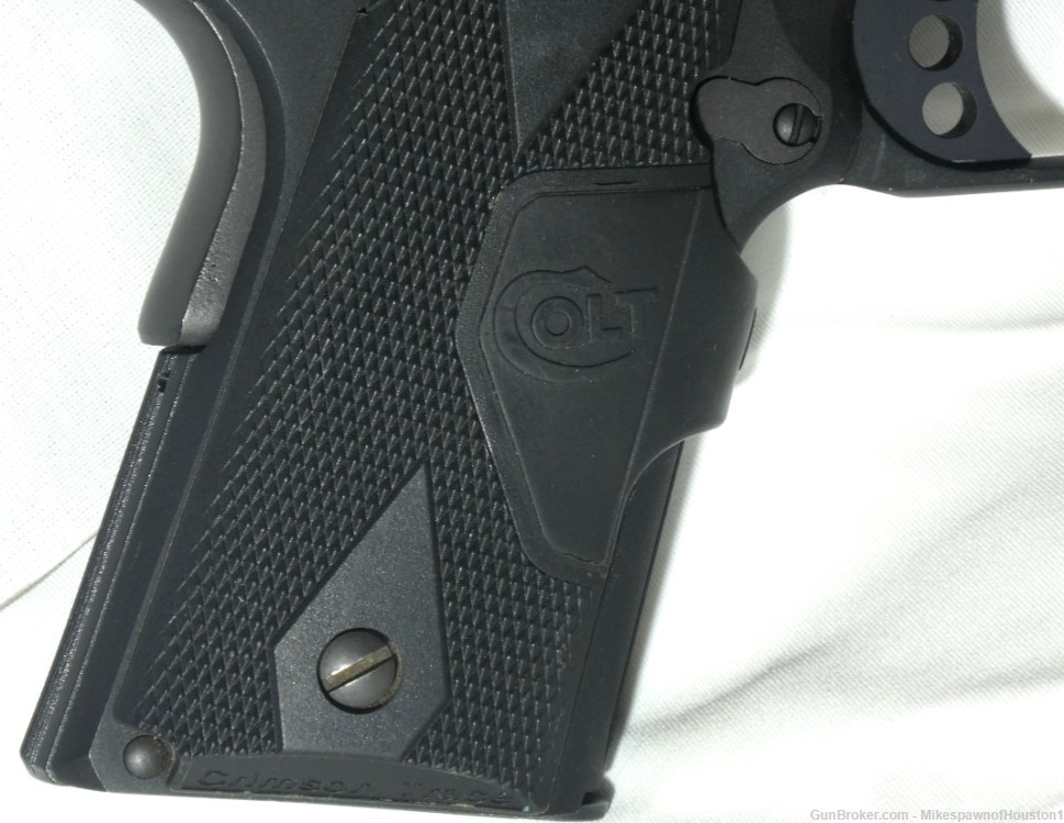 Colt New Agent Lightweight .45 Auto Pistol w/Crimson Trace Red Laser Grips-img-13