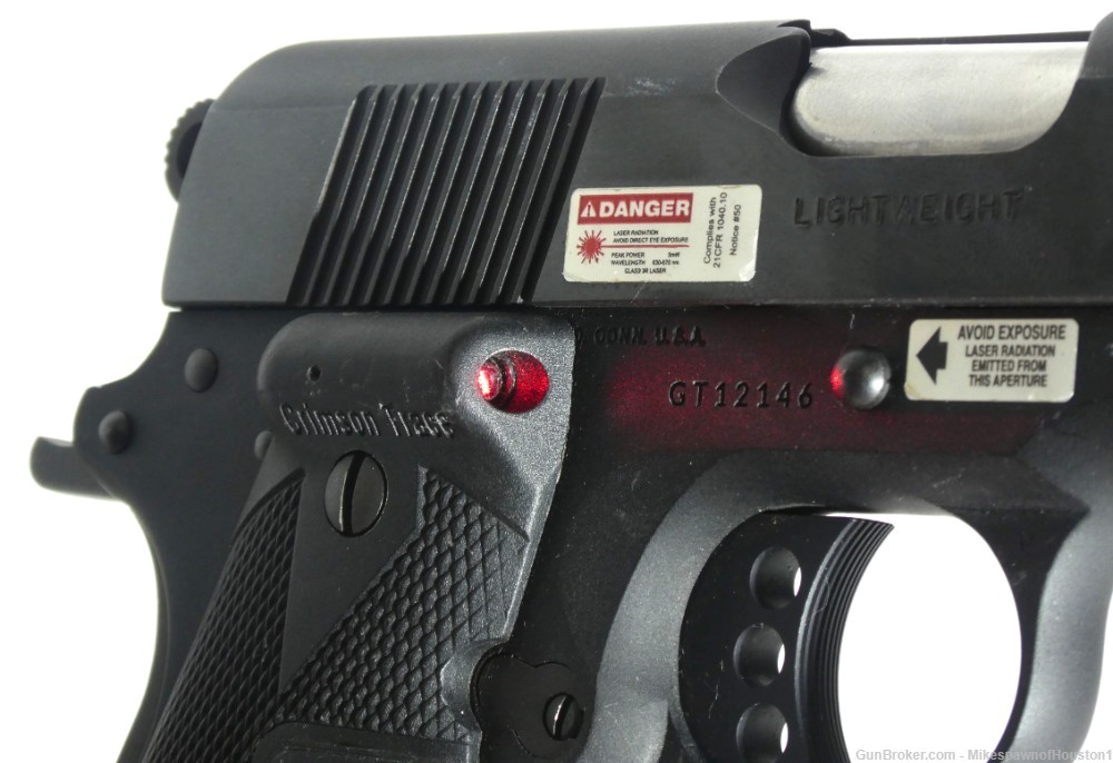 Colt New Agent Lightweight .45 Auto Pistol w/Crimson Trace Red Laser Grips-img-9