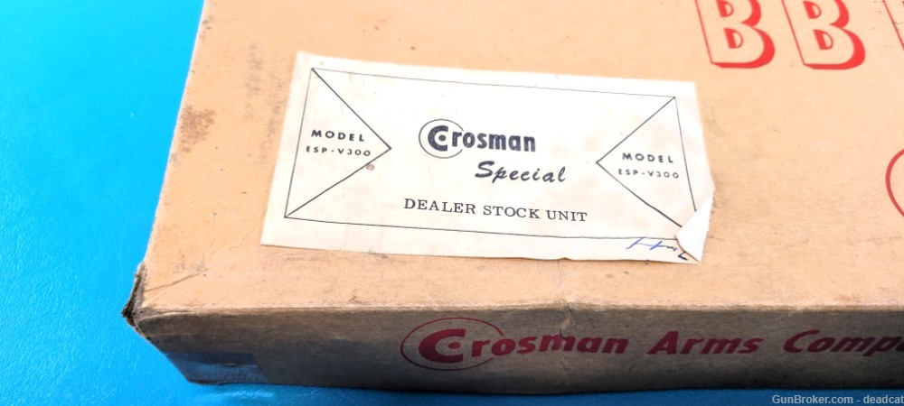 Vintage Crosman V300 in Box Paperwork BB Pistol Dealer Item + Provenance-img-16