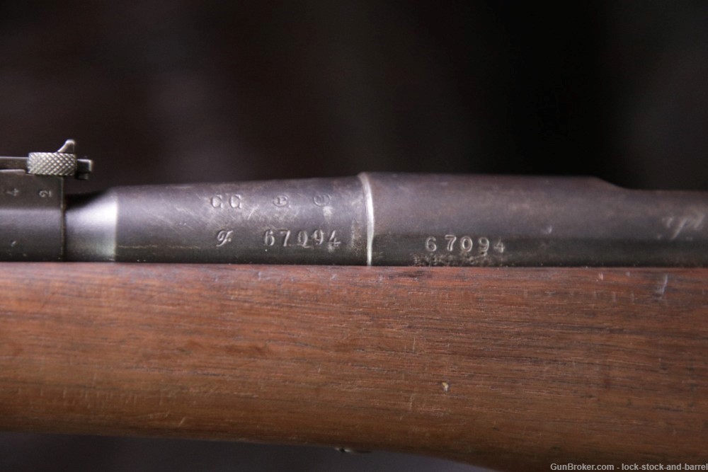 French MAS MLE 1892 Berthier Carbine 8mm Lebel Bolt Action Rifle Antique-img-21