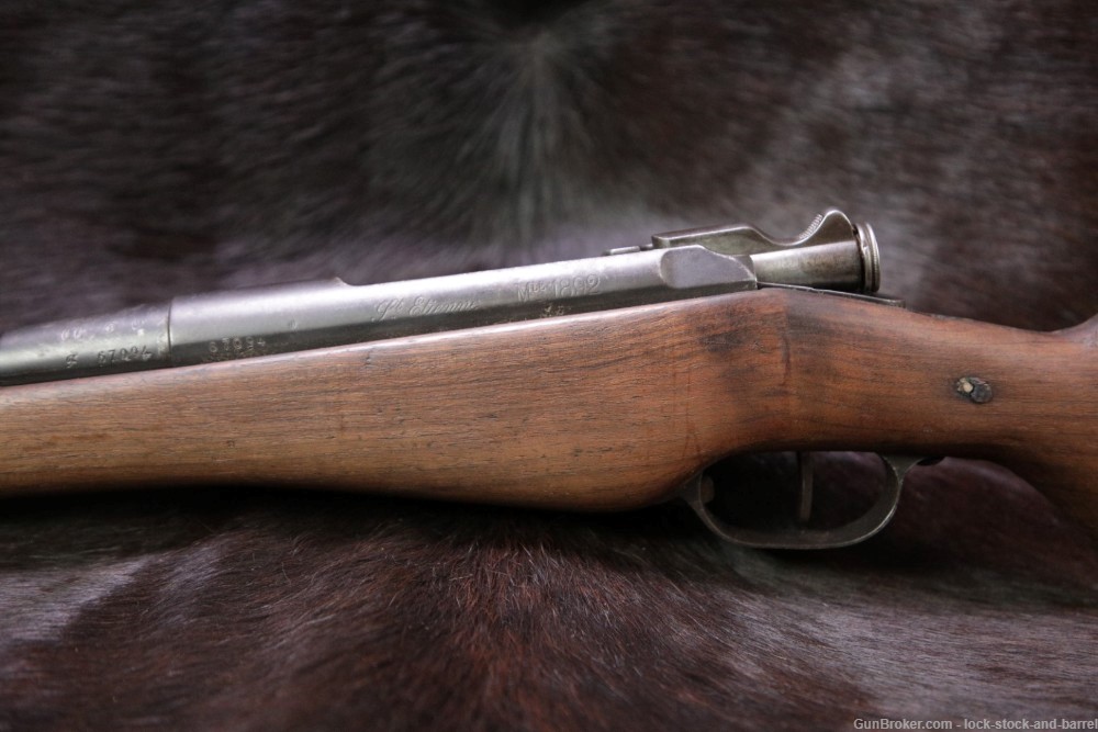 French MAS MLE 1892 Berthier Carbine 8mm Lebel Bolt Action Rifle Antique-img-10