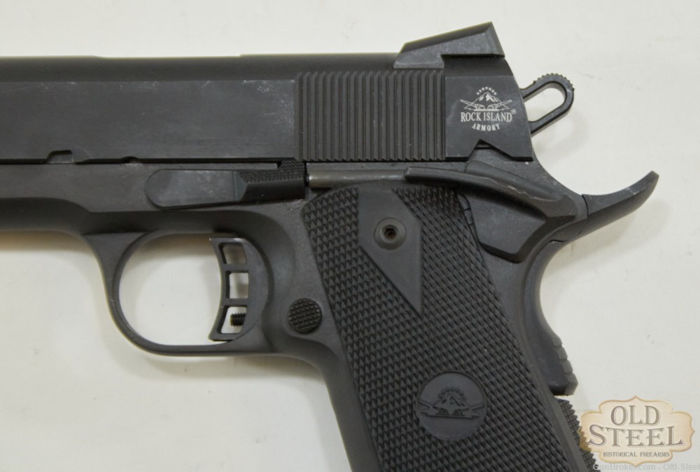 Rock Island 1911A1-FS 45 ACP Budget 1911 Comes W/ Spare Mag and Case-img-11