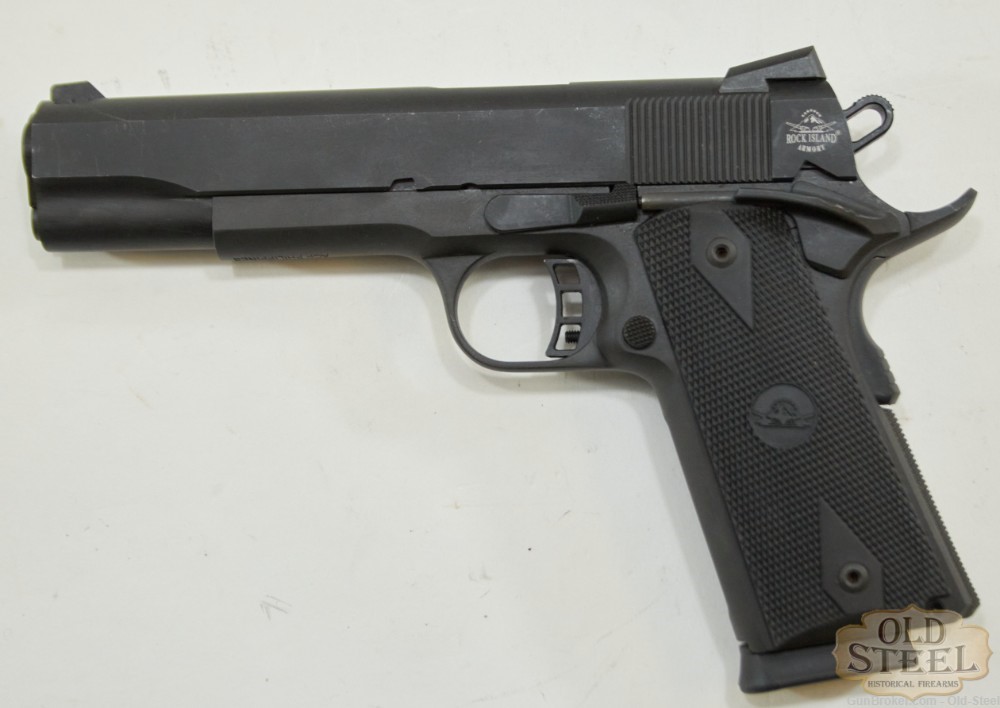 Rock Island 1911A1-FS 45 ACP Budget 1911 Comes W/ Spare Mag and Case-img-8