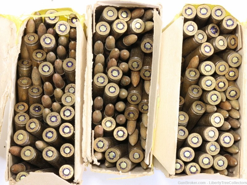 8mm Mauser Blank Ammunition Lot Cold War Era EGYPTIAN-img-0