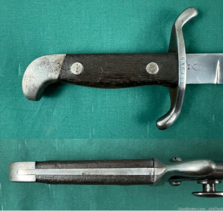 ARGENTINE 1909 SHORT SWORD BOLO KNIFE SUAREZ made MATCHING SCABBARD-img-2