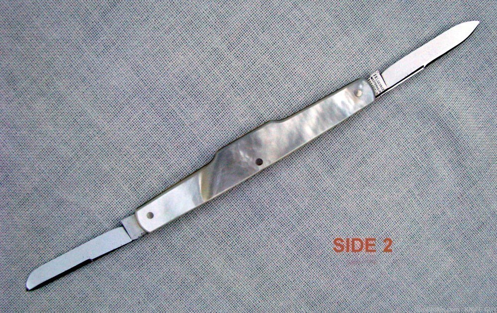 PUBLISHED RARE DOUBLE GUNSTOCK PATTERN IXL PRISTINE MINT EXHIBITION KNIFE-img-15