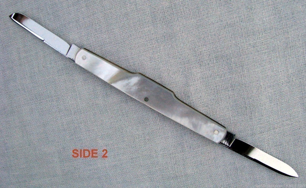 PUBLISHED RARE DOUBLE GUNSTOCK PATTERN IXL PRISTINE MINT EXHIBITION KNIFE-img-1