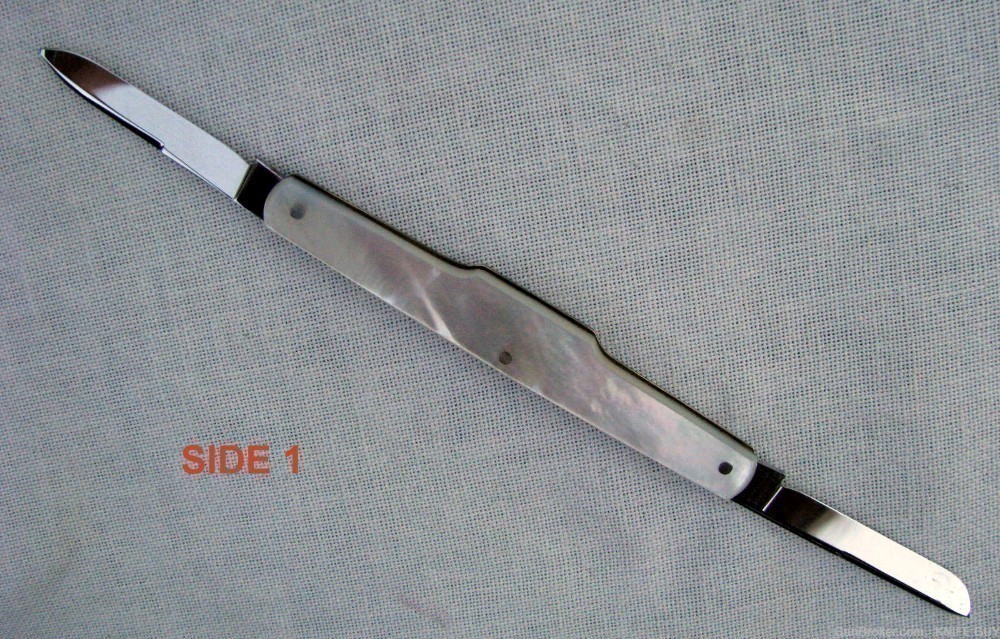 PUBLISHED RARE DOUBLE GUNSTOCK PATTERN IXL PRISTINE MINT EXHIBITION KNIFE-img-16