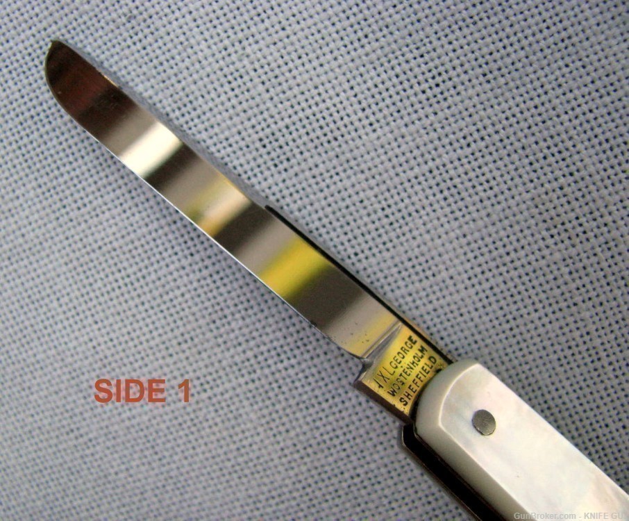 PUBLISHED RARE DOUBLE GUNSTOCK PATTERN IXL PRISTINE MINT EXHIBITION KNIFE-img-3