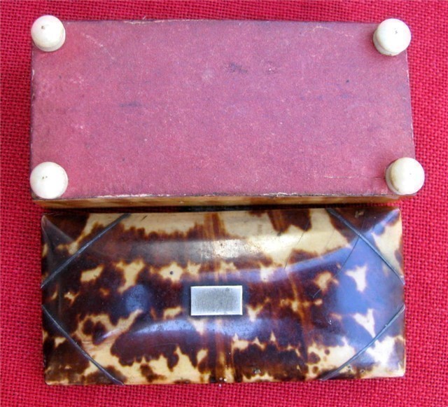 ANTIQUE MINTY SMALL JEWELRY TRINKET BOX C.1800-50-img-9