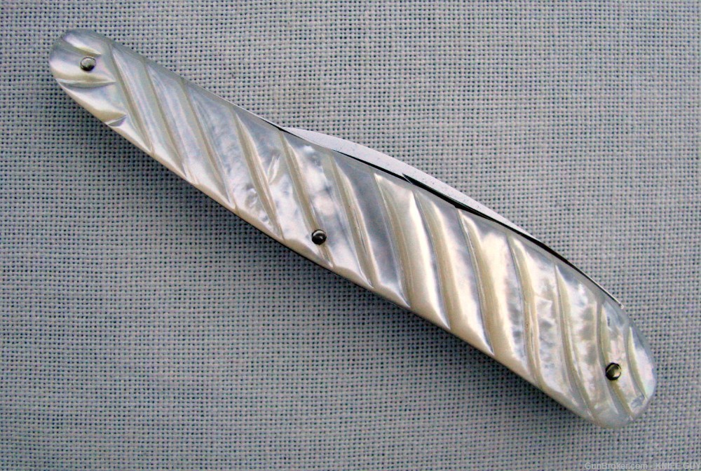 UNIQUE MINT PUBLISHED EXHIBITION SERPENTINE CARVED PEARL WHITTLER 1859-1862-img-8
