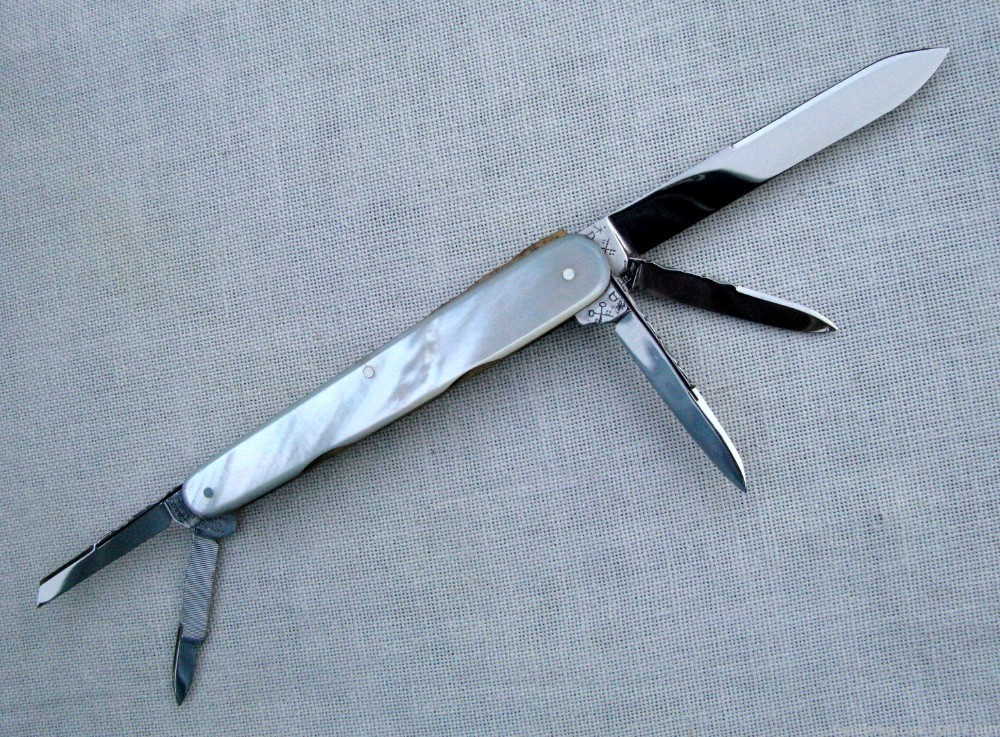 ANTIQUE PRISTINE MINT EXHIBITION PUBLISHED POCKET KNIFE BY J. NOWILL & SONS-img-4
