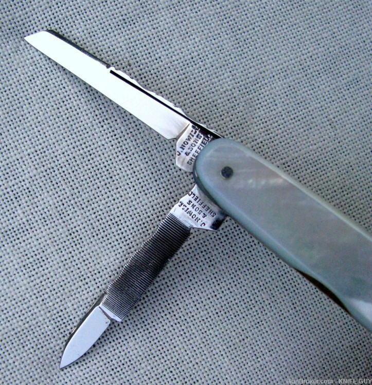 ANTIQUE PRISTINE MINT EXHIBITION PUBLISHED POCKET KNIFE BY J. NOWILL & SONS-img-8