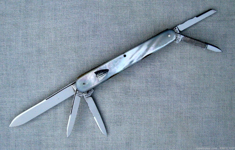 ANTIQUE PRISTINE MINT EXHIBITION PUBLISHED POCKET KNIFE BY J. NOWILL & SONS-img-9
