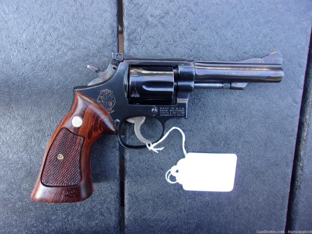S&W Smith & Wesson 15 .38 Spcl 4" Revolver K Frame PRE LOCK Gun $1START    -img-1