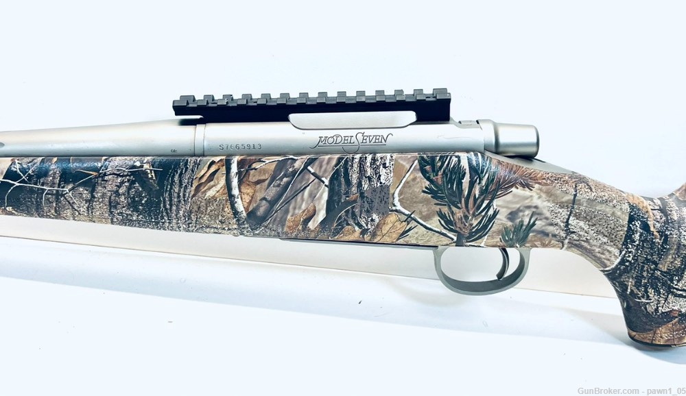 Remington Model 7 .300 WSM Matte Stainless 22" Fluted Barrel.-img-3