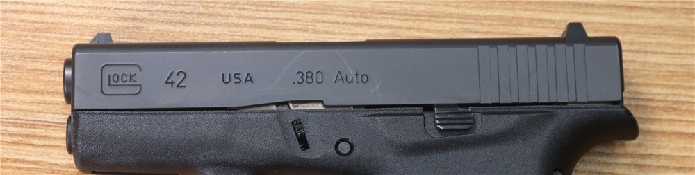 Glock 42 .380 ACP 3 ¼" Barrel NB 2 Mags 6 Rounds-img-6