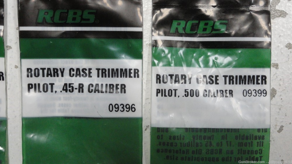 RCBS Rotary Case Trimmer Pilot Set .20 .32 .45 .500 BRAND NEW LOT OF 4!-img-3