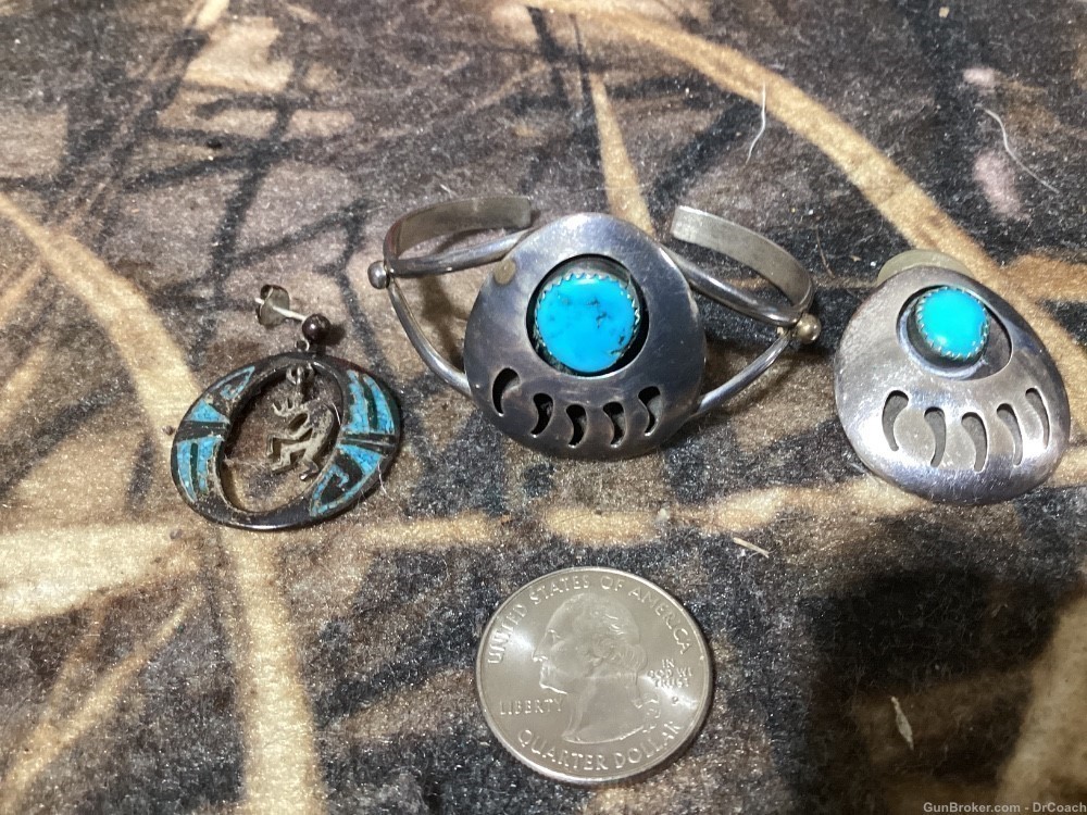 Vintage turquoise jewelry silver-img-0