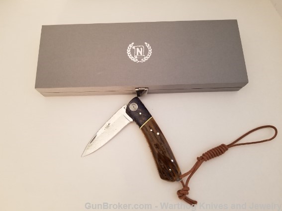M. NIETO Knife,Engraved,Camel&Birch. No.1 of 1-Limited Edition.N7.*REDUCED*-img-9