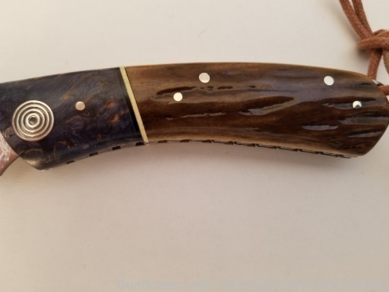 M. NIETO Knife,Engraved,Camel&Birch. No.1 of 1-Limited Edition.N7.*REDUCED*-img-1